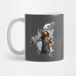 Rocket Raccoon Mug - Rocket Racoon - Guardians of the Galaxy by purplegirl98